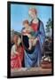 The Virgin and Child with Saint John, 1480-Filippino Lippi-Framed Giclee Print