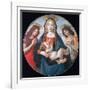 The Virgin and Child with Saint John and an Angel, C1490-Sandro Botticelli-Framed Giclee Print