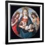 The Virgin and Child with Saint John and an Angel, C1490-Sandro Botticelli-Framed Giclee Print