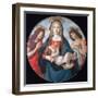 The Virgin and Child with Saint John and an Angel, C1490-Sandro Botticelli-Framed Premium Giclee Print