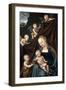 The Virgin and Child, with Saint John and Angels, 1536-Lucas Cranach the Elder-Framed Giclee Print