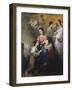 The Virgin and Child with Saint Rose of Viterbo-Bartolomé Estebàn Murillo-Framed Premium Giclee Print