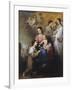 The Virgin and Child with Saint Rose of Viterbo-Bartolomé Estebàn Murillo-Framed Giclee Print