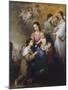 The Virgin and Child with Saint Rose of Viterbo-Bartolomé Estebàn Murillo-Mounted Giclee Print