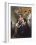 The Virgin and Child with Saint Rose of Viterbo-Bartolomé Estebàn Murillo-Framed Giclee Print