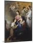 The Virgin and Child with Saint Rose of Viterbo-Bartolomé Estebàn Murillo-Mounted Giclee Print