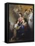 The Virgin and Child with Saint Rose of Viterbo-Bartolomé Estebàn Murillo-Framed Stretched Canvas