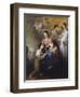 The Virgin and Child with Saint Rose of Viterbo-Bartolomé Estebàn Murillo-Framed Giclee Print