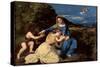 The Virgin and Child with Saints, 1532-Titian (Tiziano Vecelli)-Stretched Canvas