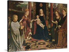 'The Virgin and Child with Saints and Donor', 1510, (1909)-Gerard David-Stretched Canvas