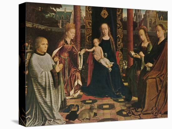 'The Virgin and Child with Saints and Donor', 1510, (1909)-Gerard David-Stretched Canvas