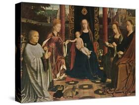 'The Virgin and Child with Saints and Donor', 1510, (1909)-Gerard David-Stretched Canvas