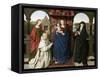The Virgin and Child with Saints and Donor-Jan van Eyck-Framed Stretched Canvas