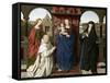 The Virgin and Child with Saints and Donor-Jan van Eyck-Framed Stretched Canvas
