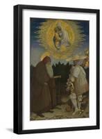 The Virgin and Child with Saints Anthony Abbot and George, C. 1440-Antonio Pisanello-Framed Giclee Print