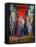 The Virgin and Child with Saints, C1490-1505-Andrea Mantegna-Framed Stretched Canvas