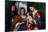 The Virgin and Child with Saints Dorothy and George, Ca. 1518-Titian (Tiziano Vecelli)-Mounted Giclee Print