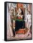 The Virgin and Child with Saints Francis and Sebastian, 1491-Carlo Crivelli-Framed Stretched Canvas