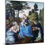 The Virgin and Child with Saints Jerome and Dominic, C1485-Filippino Lippi-Mounted Premium Giclee Print