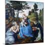 The Virgin and Child with Saints Jerome and Dominic, C1485-Filippino Lippi-Mounted Giclee Print