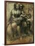 The Virgin and Child with Ss. Anne and John the Baptist, circa 1499-Leonardo da Vinci-Framed Giclee Print