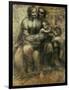 The Virgin and Child with Ss. Anne and John the Baptist, circa 1499-Leonardo da Vinci-Framed Giclee Print