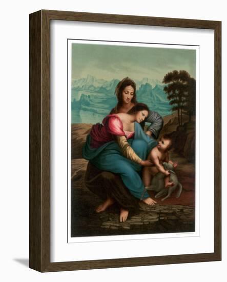 The Virgin and Child with St Anne, C1510-Franz Kellerhoven-Framed Giclee Print