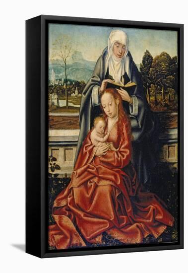 The Virgin and Child with St Anne-null-Framed Stretched Canvas