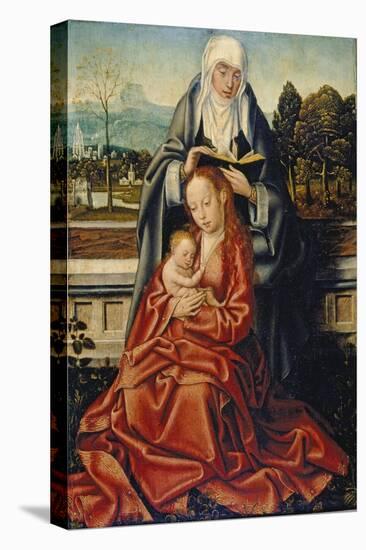 The Virgin and Child with St Anne-null-Stretched Canvas