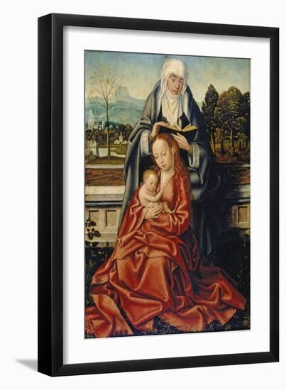 The Virgin and Child with St Anne-null-Framed Giclee Print