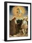 The Virgin and Child with St. George and St. Anthony the Abbot (Egg Tempera on Poplar)-Antonio Pisani Pisanello-Framed Giclee Print