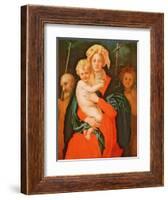 The Virgin and Child with St. Joseph and John the Baptist, 1521-27 (See also 80193)-Jacopo Pontormo-Framed Giclee Print