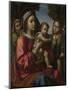 The Virgin and Child with the Baptist and an Angel, C. 1516-Paolo Morando-Mounted Giclee Print