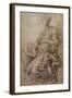 The Virgin and Child with the infant Baptist, c.1530-Michelangelo Buonarroti-Framed Giclee Print