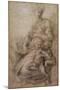 The Virgin and Child with the infant Baptist, c.1530-Michelangelo Buonarroti-Mounted Giclee Print