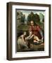 The Virgin and Child with the Infant Saint John-Bernardino Luini-Framed Giclee Print