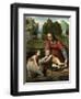 The Virgin and Child with the Infant Saint John-Bernardino Luini-Framed Giclee Print