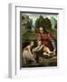 The Virgin and Child with the Infant Saint John-Bernardino Luini-Framed Giclee Print