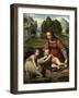 The Virgin and Child with the Infant Saint John-Bernardino Luini-Framed Giclee Print