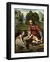 The Virgin and Child with the Infant Saint John-Bernardino Luini-Framed Giclee Print