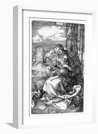 The Virgin and Child with the Pear, 1511-Albrecht Dürer-Framed Giclee Print