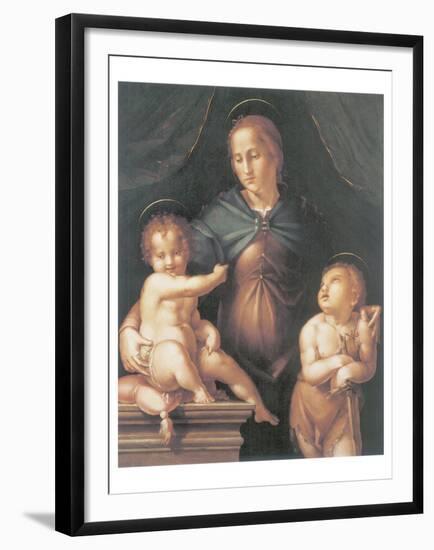 The Virgin And Child With The Young Saint John The Baptist-Pier Francesco Foschi-Framed Premium Giclee Print