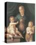 The Virgin And Child With The Young Saint John The Baptist-Pier Francesco Foschi-Stretched Canvas