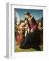 The Virgin and Child with Two Angels, C.1507 (Oil on Wood)-Piero di Cosimo-Framed Giclee Print