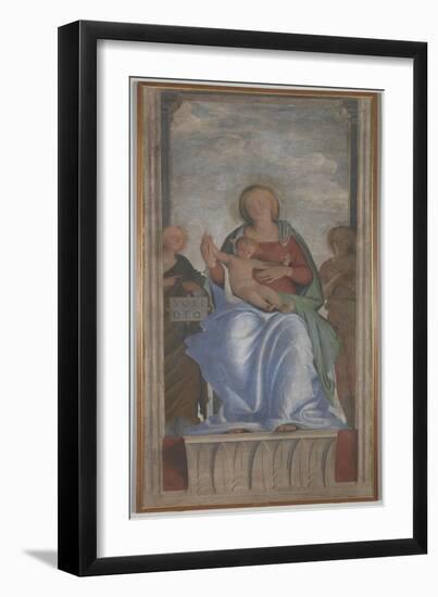 The Virgin and Child with Two Angels-Bramantino-Framed Giclee Print