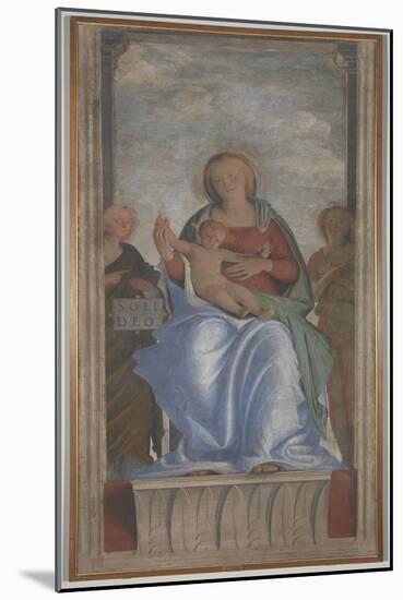 The Virgin and Child with Two Angels-Bramantino-Mounted Giclee Print