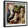 The Virgin and Child Worshipped by St.Bernard (Detail)-Joos Van Cleve-Framed Giclee Print