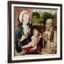 The Virgin and Child Worshipped by St.Bernard (Detail)-Joos Van Cleve-Framed Giclee Print