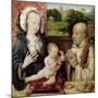 The Virgin and Child Worshipped by St.Bernard (Detail)-Joos Van Cleve-Mounted Giclee Print