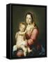 The Virgin and Child-Bartolome Esteban Murillo-Framed Stretched Canvas